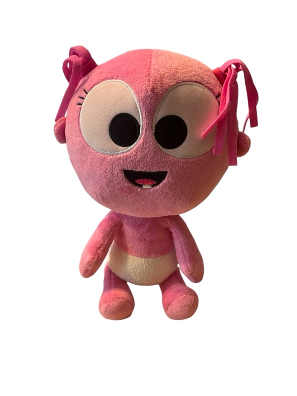 Gaagaa Giggle by BabyFirst TV Pink Soft Interactive Plush Stuffed Toy WORKS